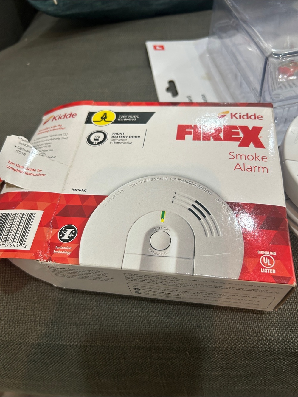 Kidde White Smoke & Carbon Monoxide Alarm - Dual Sensor, Battery Backup - Picture 2 of 7